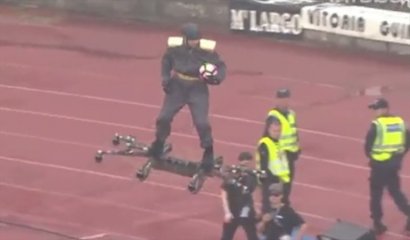 [29-05-17] La espectacular entrada del "hombre drone" en la final de la Copa de Portugal