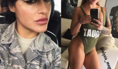 Alysia Macedo la sexy soldado de la Fuerza Aérea de USA