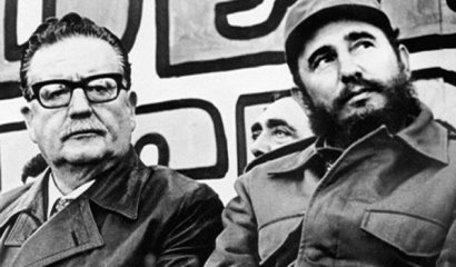 Allende y sus medidas socialistas en Chile.
