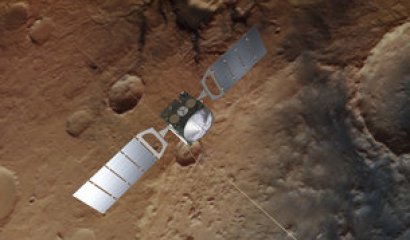 Descubren agua salada en el polo sur de Marte
