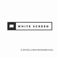 Bright White Screen