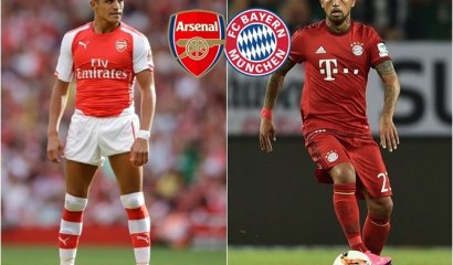 Arturo Vidal y Alexis Sánchez se enfrentarán en octavos de final de la Liga de Campeones