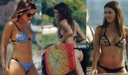 Lali Espósito, muy sexy en bikini en las playas de Uruguay