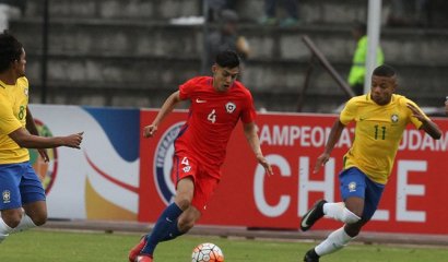 La Roja rescató un empate ante Brasil en su debut en el Sudamericano Sub 20