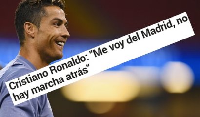 Marca confirma decisión de Cristiano Ronaldo: "Me voy del Real Madrid, no hay marcha atrás
