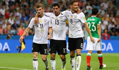 Alemania golea a México y será el rival de Chile en la final de la Confederaciones