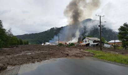 Aluvión arrasó con Villa Santa Lucía en Chaitén
