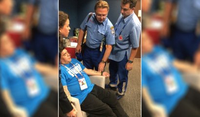 Maradona se "Descompensa" en el Partido de Argentina con Nigeria