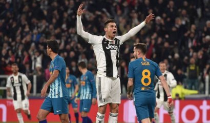 Un inspirado CR7 logró la hazaña para la Juve y elimino al Atlético de la Champions