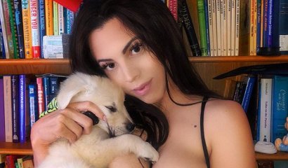 La ternura del día: lindas chicas y sus tiernos perritos