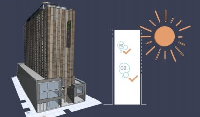 Chile tendrá el primer edificio purificador de aire en Latinoamérica estará en Providencia