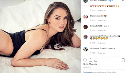 Tori Black les envía un regalito de sus fotos mas intimas  a sus seguidores
