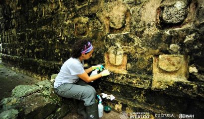 Descubren un palacio maya en la zona arqueológica de Kulubá, en Yucatán.