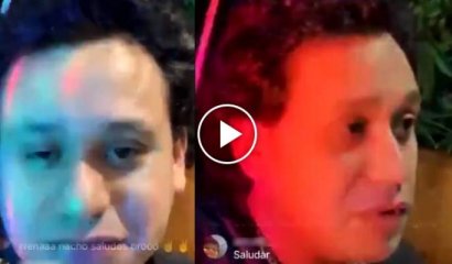 "Me los paso por la... ": Nacho Román reparte insultos en live de Instagram durante asado en casa