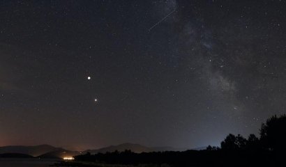 Luna nueva, Marte, lluvia de meteoros y asteroide peligroso así empieza en los cielos el primer mes