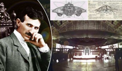 El éter y la máquina voladora de Nikola Tesla.