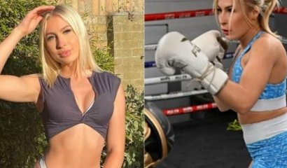 Astrid Wett, la modelo que renunció a OnlyFans para dedicarse al boxeo