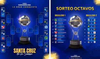 El duro sorteo que tuvieron Universidad de Chile y Palestino en la Copa Sudamericana