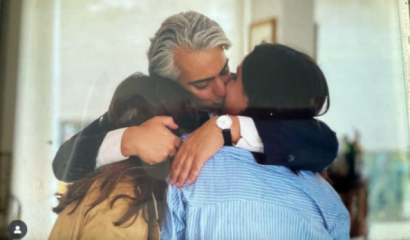 La controvertida foto de Marco Enríquez-Ominami besando a su hija mayor