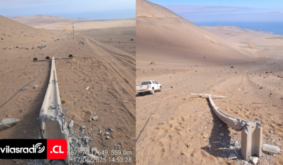 Derriban 26 postes y roban 4,2 kilómetros de cable en Huara: Pisagua sin suministro eléctrico